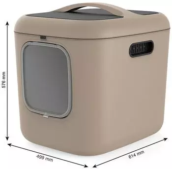 Rotho Katzentoilette BIALA XL (Katzenklo geschlossen)