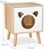 Relaxdays Cat house with door (10047385)