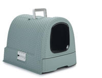 Curver Katzenstreu Box - Blau Grau - F&uuml;r Katzen - 51 X 38,5 X 39,5 Cm