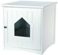 Trixie Meuble De Toilette Pour Chat - Blanc - 49 X 51 X 51 Cm