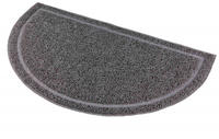 TRIXIE 40386, TRIXIE Vorleger f&uuml;r Katzentoiletten, halbrund, PVC, 59 x 35 cm,