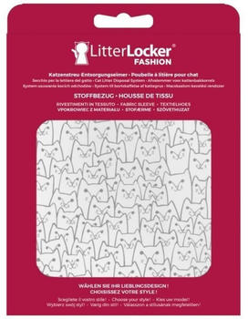 Litter Locker Fashion Bezug - Cartoon Cats White