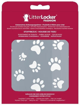 Litter Locker Fashion Bezug - Cat Paws Grey