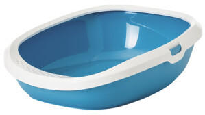 Savic Katzentoilette Gizmo L 52x39,5x15cm blau/weiß