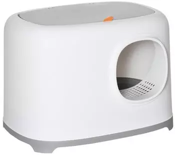 Pawhut Katzentoilette mit kompaktem Design