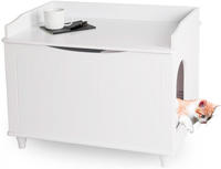 WONDERMAKE Katzenschrank f&uuml;r Katzentoilette gro&szlig; aus Holz, Katzenklo-Schrank