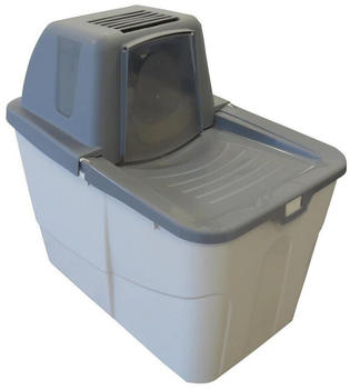 PETGARD Hauben-Toilette mit Filter 58x39x56 cm Grau (HP00192)