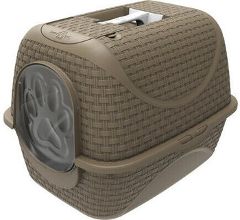 Flamingo Katzentoilette bama pet Prive 41,8 x 50,5 x 39,6 cm taube