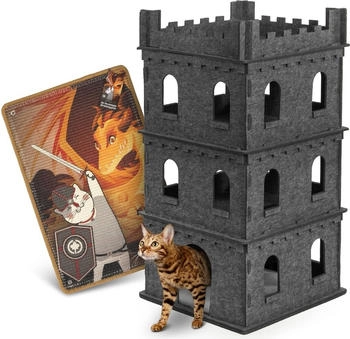 CanadianCat Filz Katzenburg Felty Fort Set