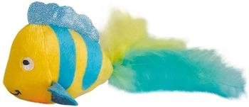 Nobby Fisch mit LED Blinklicht Federn für Katzen