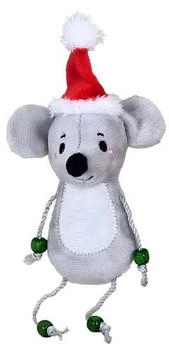 Nobby Xmas Plüsch Maus mit Catnip 15-20 cm Plüschtier für Katzen Katzen Nahrungsergänzung Pflege & Spielzeug für Katzen