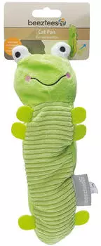 Beeztees Bewegliche Raupe Plüsch USB Grün 22 x 8 x 4 cm