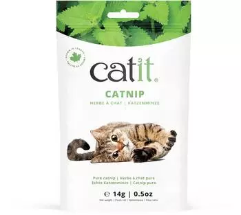 Catit echte Katzenminze aus getrockneten Katzenminzeblättern und -blüten von kanadischer Qualität 14g Beutel