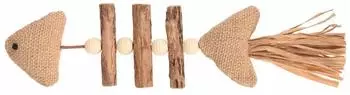 Flamingo Topsy Fisch Holz Matatabi Natur