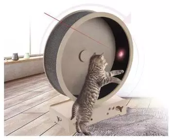 Flamingo Laufrad Eksi für Katzen M