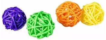 Duvo+ Multi Ball aus Weidenholz Größe: S / Inhalt: 4 Stück
