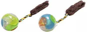 Beeztees Leuchtball mit Feder