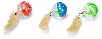 Beeztees : Ball mit Maus & Plüschschwanz Ø 4,5cm #0419842