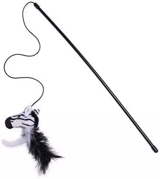 Beeztees Katzenangel Dschungel Zebra