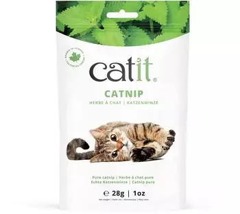 Catit echte Katzenminze aus getrockneten Katzenminzeblättern und -blüten von kanadischer Qualität 28g Beutel