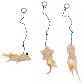 Karlie K TWINIES mit Feder 10 cm + Katze