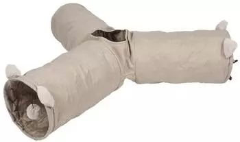 Duvo+ duvoplus Spieltunnel Labyrinth Cozette 25 x 25 x 85 cm Beige