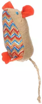 Flamingo Robla Maus 9,2cm Textil mit Catnip bunt Jagd & Spielspa&szlig;