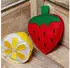 Karlie Katze Limone - Textil -Gelb 6,5x6,5x5 cm