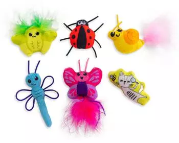 Outward Hound Catstages Cute As A Bug 6Pk Mlt