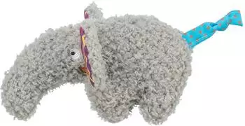 Trixie Elefant-Pl&uuml;schtier f&uuml;r Katzen 15 cm weiches zum gemeinsamen Spielen & Toben 45464