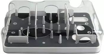 Dehner Tier-Besch&auml;ftigungsspielzeug Snack it 33.4 x 9 x 22.4 cm Kunststoff Individuell gestaltbares Futterlabyrinth
