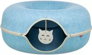 Trixie Spieldonut Filz ø 60 cm blau