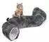CanadianCat Canadian Cat Company Katzentunnel OTIS Donut-Tunnel inkl. Liegekissen grau ca. 80 x 80 x 26 cm dunkelgrau