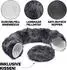 CanadianCat Canadian Cat Company Katzentunnel OTIS Donut-Tunnel inkl. Liegekissen grau ca. 80 x 80 x 26 cm dunkelgrau