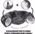 CanadianCat Canadian Cat Company Katzentunnel OTIS Donut-Tunnel inkl. Liegekissen grau ca. 80 x 80 x 26 cm dunkelgrau