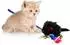 Lyra Pet Katzenangel mit Maus schwarz