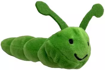 Aum&uuml;ller Pedro Plush Caterpillar with Catnip and Silvervine (15 x 4 x 4 cm)