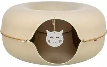 Trixie Katzen-Spieldonut beige