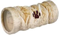 TRIXIE 42981, TRIXIE Spieltunnel, Pl&uuml;sch, &Oslash; 22 x 60 cm, beige