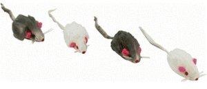 AS FellSpielzeug-Maus im 4er Beutel (5 cm)
