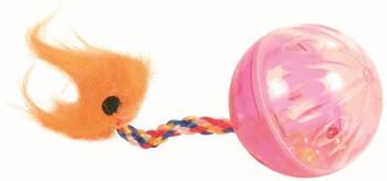 Trixie Rasselball mit Spielschwanz (4 cm)