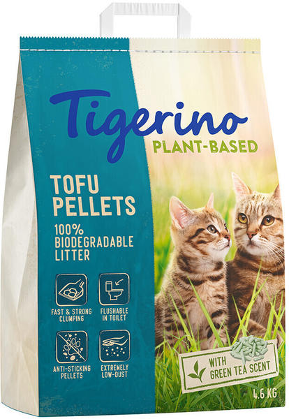 Tigerino Plant-Based Tofu Pellets Duft nach grünem Tee 4,6kg
