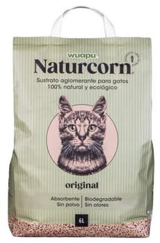 Wuapu Naturcorn Original Cat Litter 6l