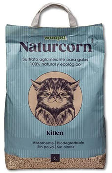 Wuapu Naturcorn Kitten Cat Litter 6l