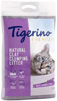 Tigerino Premium Katzenstreu Lavendelduft 12kg