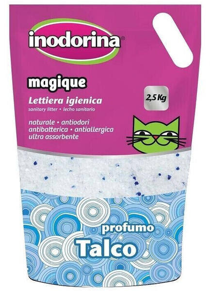Inodorina Silica Gel Litter Magigue Scented Talcum Powder 5l