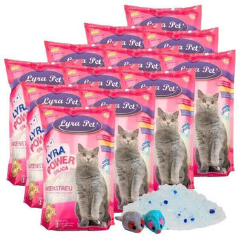 Lyra Pet Power Silica Silikat 12 x 5 L + 2 M&auml;use (35082-006-Z5)
