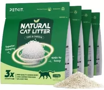 Petkit Natur klumpend staubarm Geruchsstopp 4 Beutel