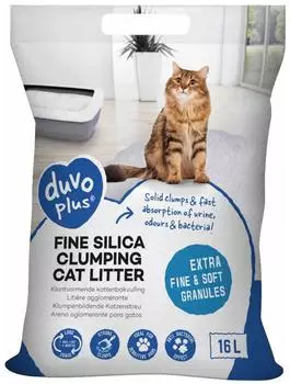 Duvo+ (1,46 EUR/l) Premium Fein Silica klumpenbildend weiß 16 Liter
