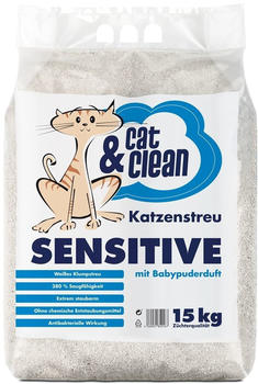 Cat & Clean Katzenstreu Sensitive (15 kg)